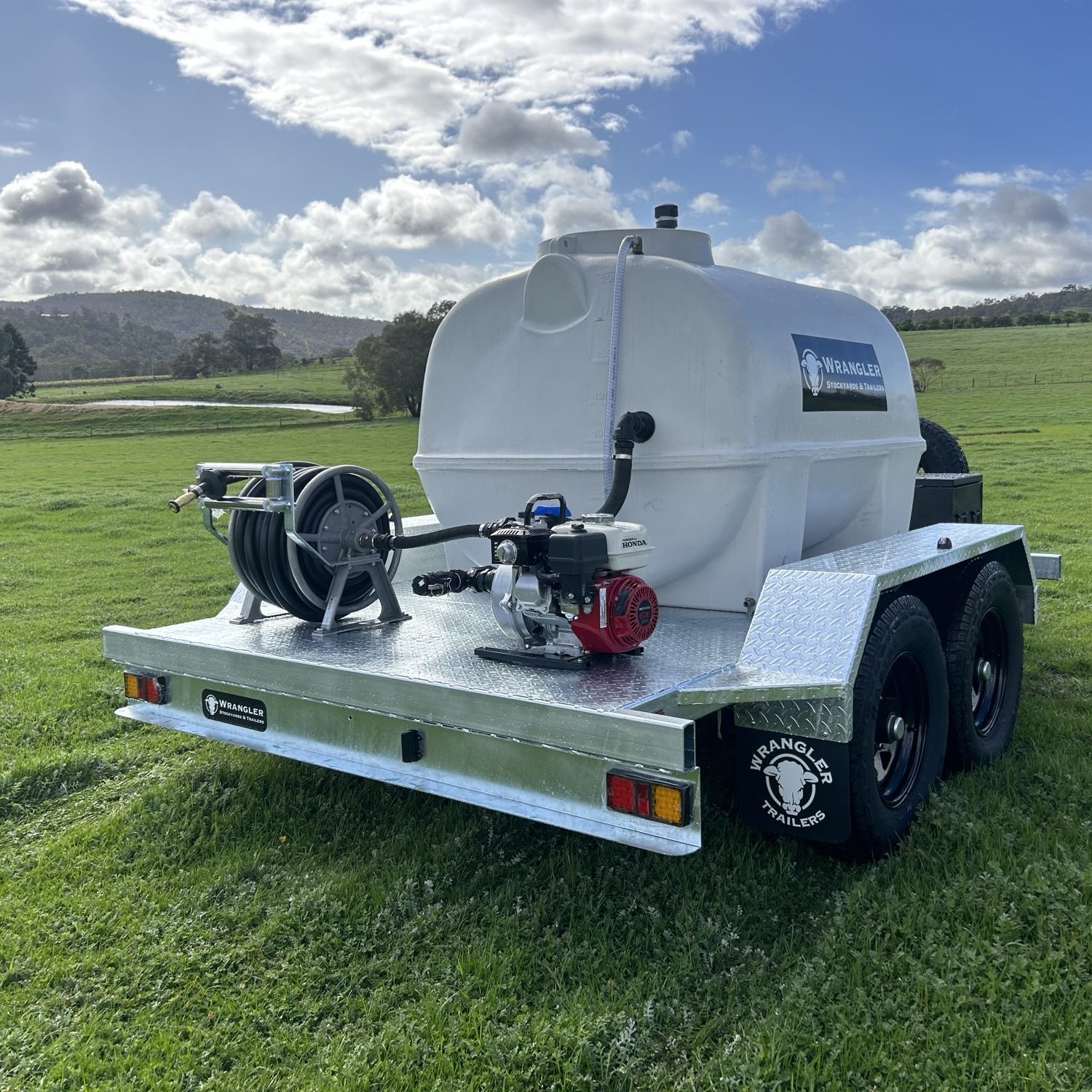 2,000L Fire Fighter Trailer Water Tank Trailer